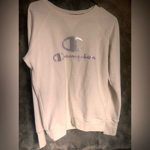 White/cream champion sweater